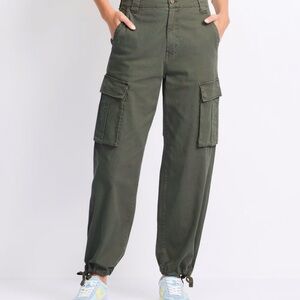 Women's Olive Cargo Pants